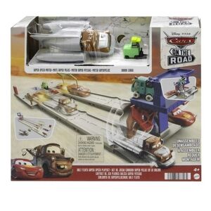 Cars On The Road salt Flats Playset